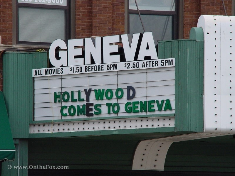 Geneva movie sign